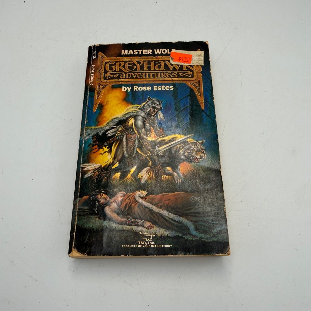 Master Wolf Greyhawk Adventures Book 3 Rose Estes TSR 1987 Paperback First Print